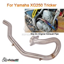 For Yamaha XG250 Tricker Exhaust Header Tube Connect the Original Exhaust Pipe