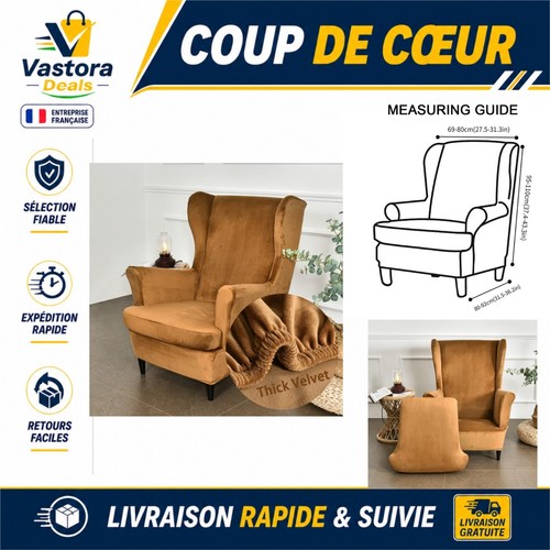 Housse fauteuil oreilles - housse, à