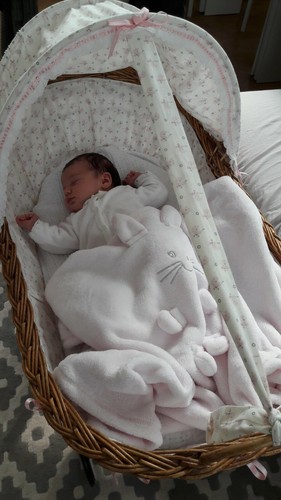 Berceau bébé osier - berceau, en