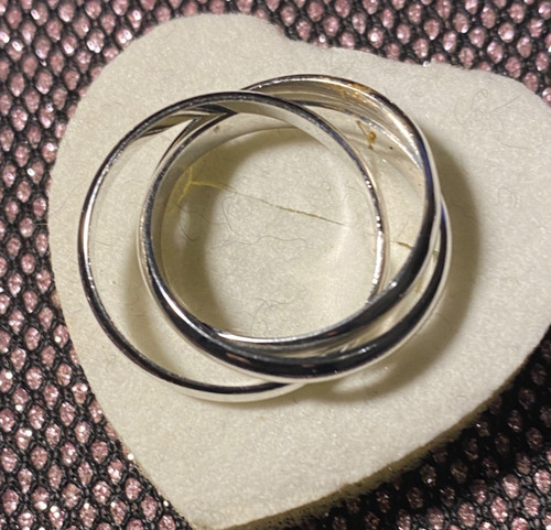 Bague anneaux bijoux mixte - 3,