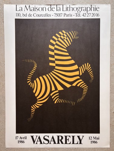 Affiche exposition Vasarely