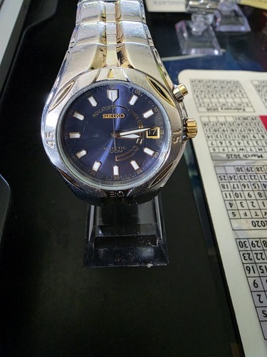 Seiko kinetic indicator - kinetic, men's
