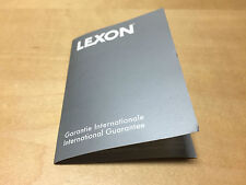 Nouveau - Livret LEXON -