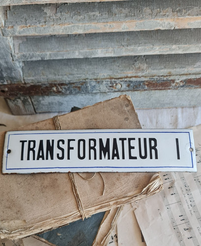 Ancienne petite plaque - ancienne,