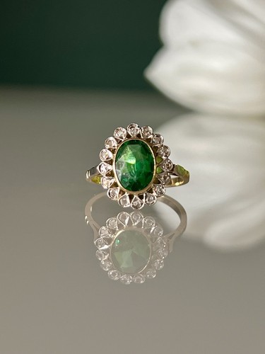 Bague marguerite ancienne - bague, or