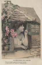 CP SERIES LE SPRING DE LISETTE - WOMEN'S WINDOW STRAPS ROOF FLOWERS 81275