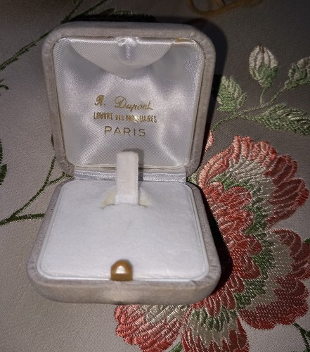 Ecrin bijoux en daim - a,