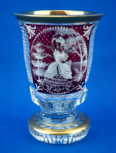 Val saint lambert vase calice - saint,