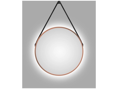 Miroir lumineux design - design, argent
