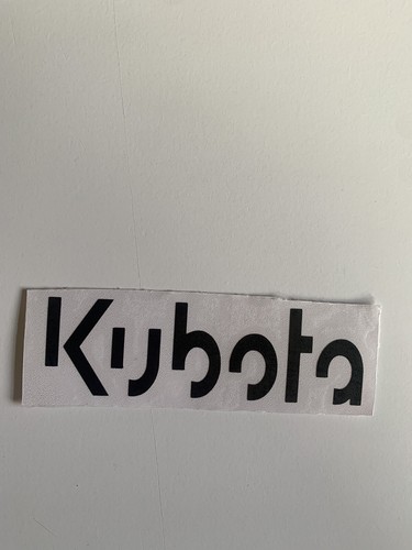 Kubota stickers excavator - stickers,