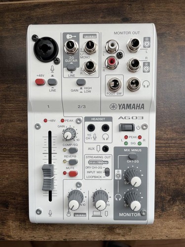 Yamaha ag03mk2 white - ag03mk2,