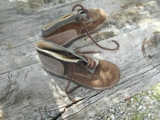 BOTTILLONS KICKERS marron CUIR