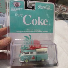 M2 MACHINES 1/64 COCA COLA 1960 VW DOUBLE CAB TRUCK USA MODEL