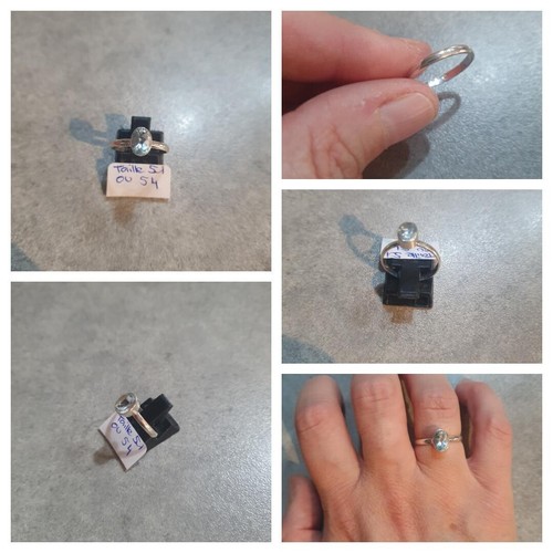 Bague topaze argent - bague,