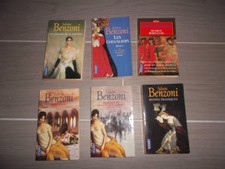 LOT DE 6 LIVRES DE JULIETTE BENZONI : LES LAURIERS DE FLAMMES  ETC...........
