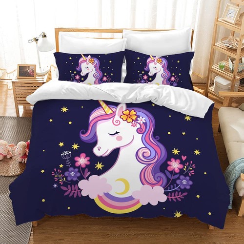 Licorne housse couette - housse,
