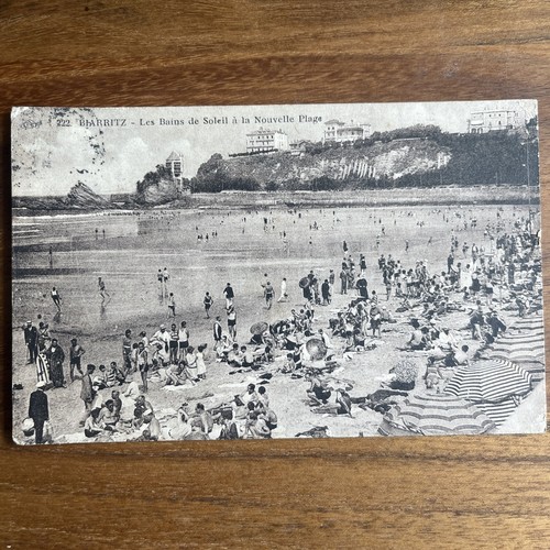 Postcard cpa biarritz les - postcard,