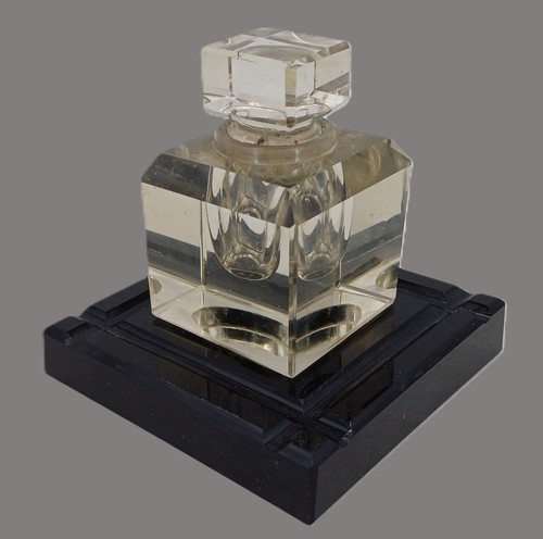 Encrier verre socle - en,