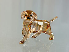 Swarovski 1142824 Golden Retriever chiot debout 4,5 cm.