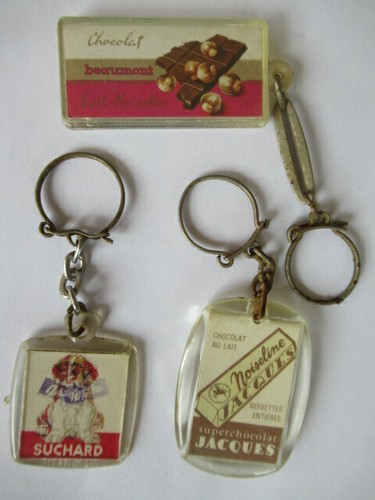 Porte clef chocolats - clef,