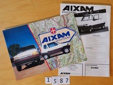 AIXAM 325 400 Voiturette sans permis Prospectus + technique 4 + 2 pages Fr 198?