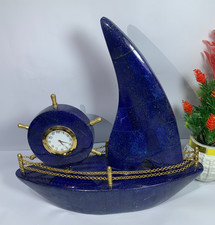 Pièce de décoration bateau avec horloge pour décoration intérieure