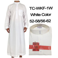 Muslim Men Kaftan Thobe Jubba Dishdasha Thawb Islamic Dress Abaya Daffah Robe