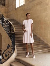 Hobbs Pale Pink Fit and Flare Dress