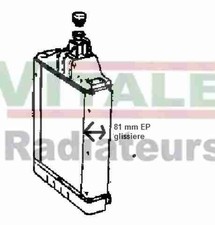 RADIATEUR EAU POUR TRACTEUR