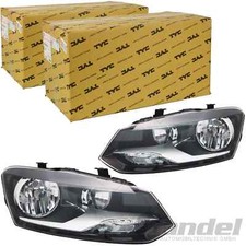 2x TYC H7/H7 Phare à Gauche + Droite Avec Lwr + Moteur pour VW Polo V Ab 06.2009