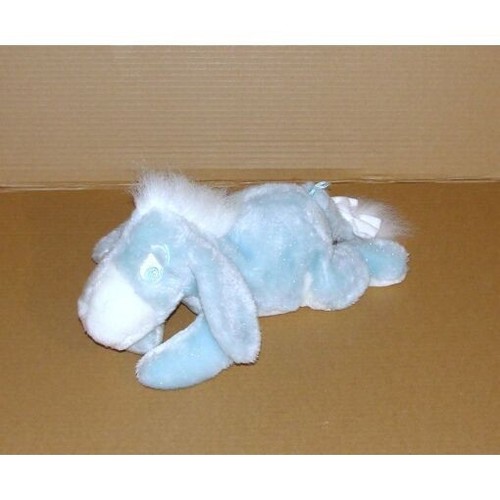 Peluche doudou bourriquet bleu - doudou,