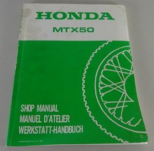1982 Honda MTX 50-DEU/FRA/ENG Workshop Manual Supplement/Addendum
