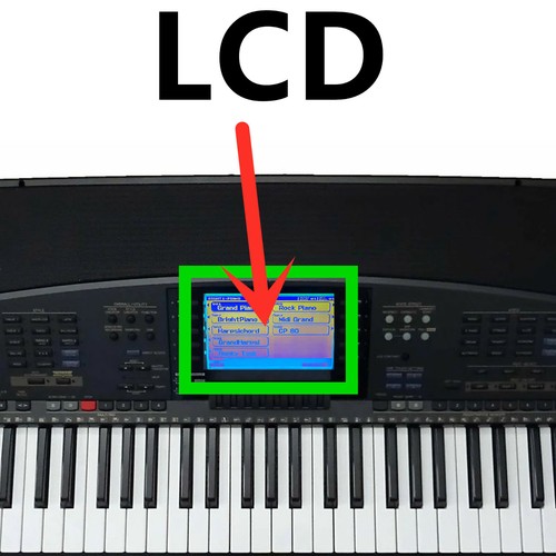 Replacement lcd fit for yamaha - replacement,