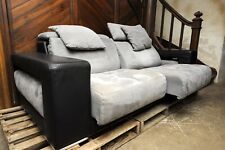 canapé gris 2 places