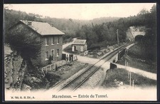 CPA Maredsous, Entrée du Tunnel 