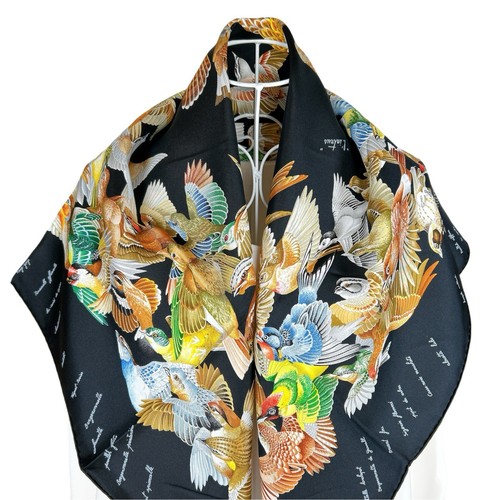 Foulard vintage soie - soie, hermes