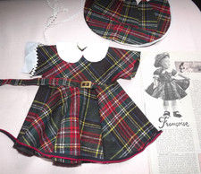 KIT découpé VETEMENT,poupee ancienne,Françoise MODES ET TRAVAUX Avril 1954