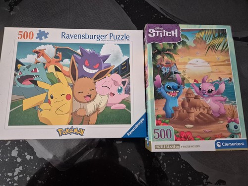 Lot puzzles 500 pièces - 2,