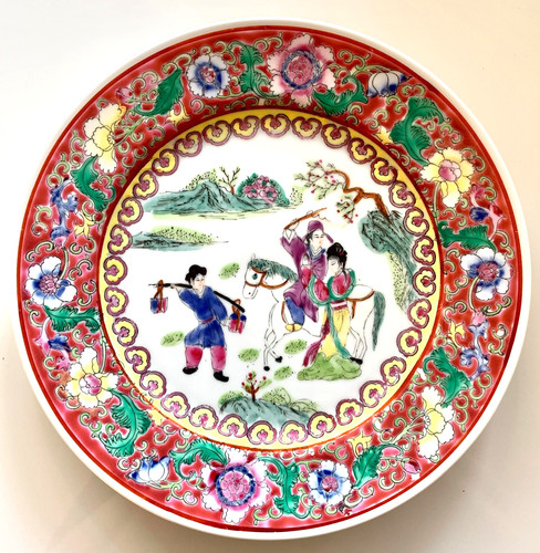 Assiette porcelaine chine - 13) assiette,
