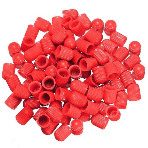 Bouchons valve rouge plastique - valve,