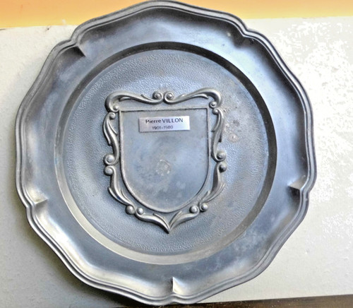 Assiette étain pierre - assiette,
