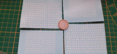 Decals decalcomanie chiffre - decalcomanie,