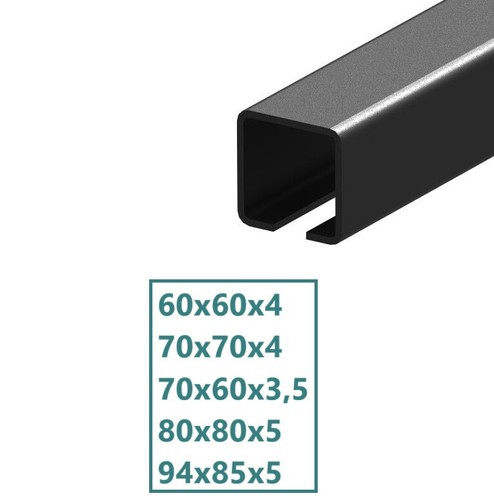 Rail acier pour portes - rail,