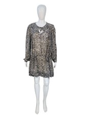 Robe Courte Viscose Paisley