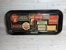 VINTAGE RARE 1995 Coca-Cola " Old School Signs " Tray