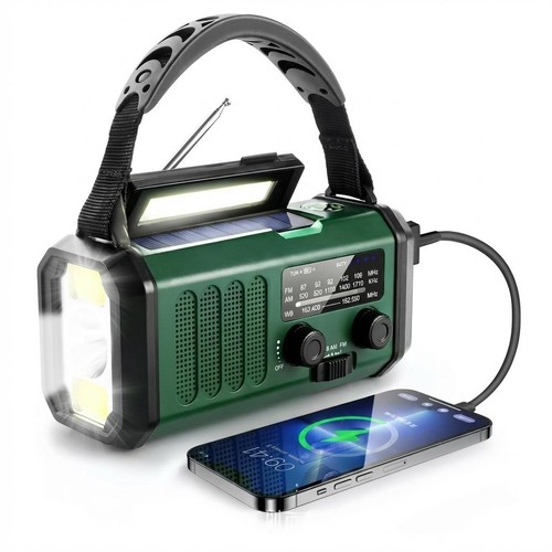 Radio urgence dynamo solaire - radio,