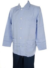 Pyjama manches longues en coton pour homme ouvert avec boutons RAGNO article N20