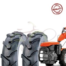 2 Pneus 5.00-10 6PR (TM) X Motoculteur Tracteur Tondeuse