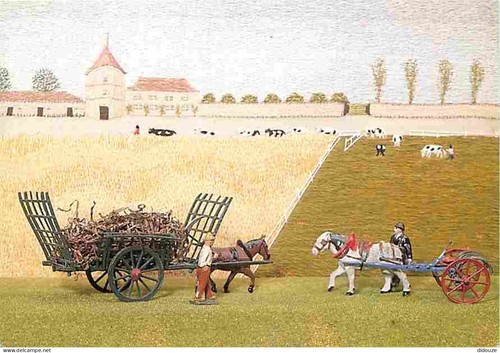 Carte postale art la - la, ferme