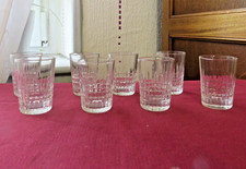 8 Baccarat Crystal Liqueur Glasses Model Nancy H 4.8cm